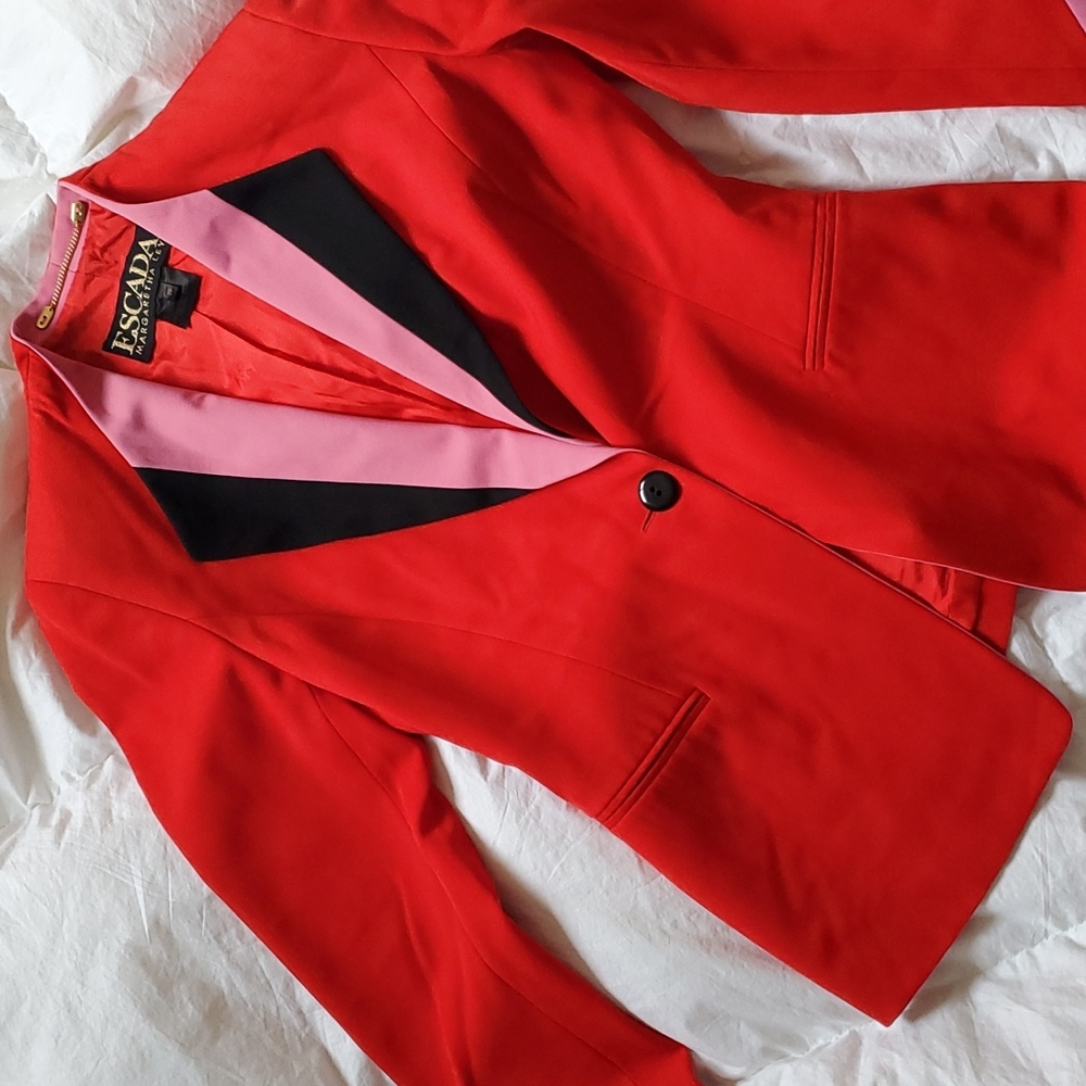 Escada Margaretta Ley colorblock Blazer M 38